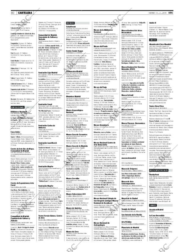 ABC MADRID 13-02-2009 página 80