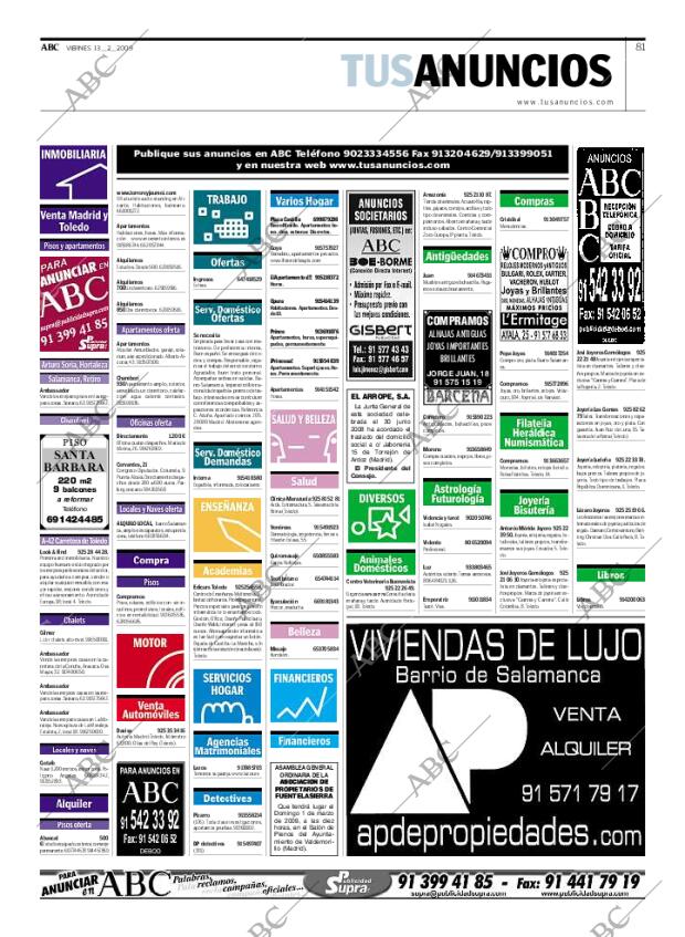 ABC MADRID 13-02-2009 página 81