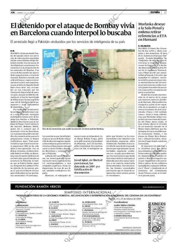 ABC MADRID 14-02-2009 página 17
