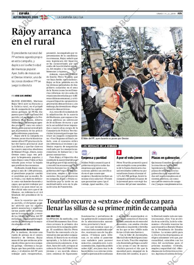 ABC MADRID 14-02-2009 página 18