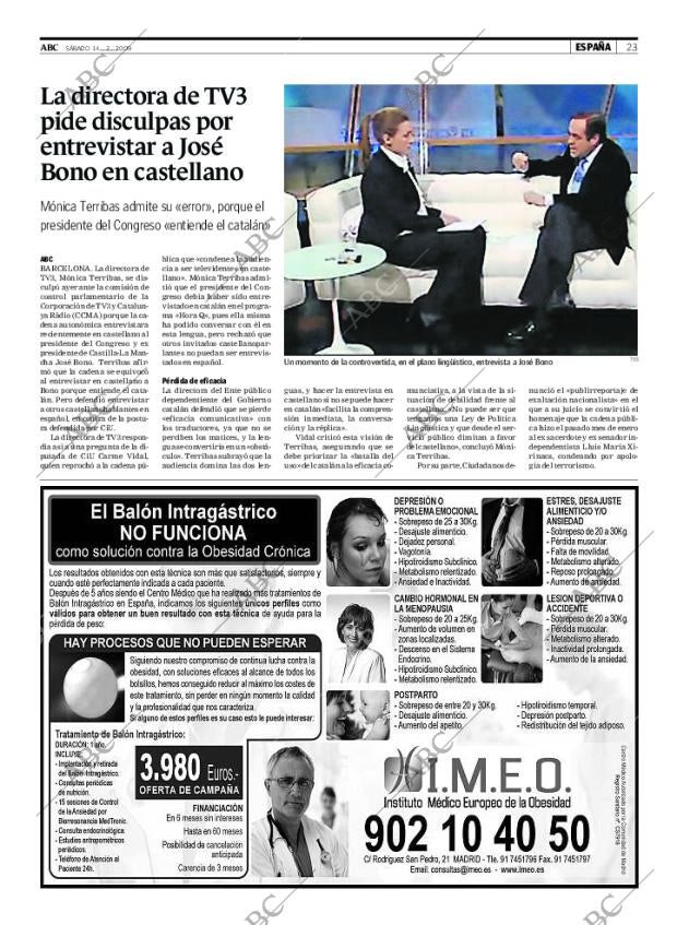 ABC MADRID 14-02-2009 página 23