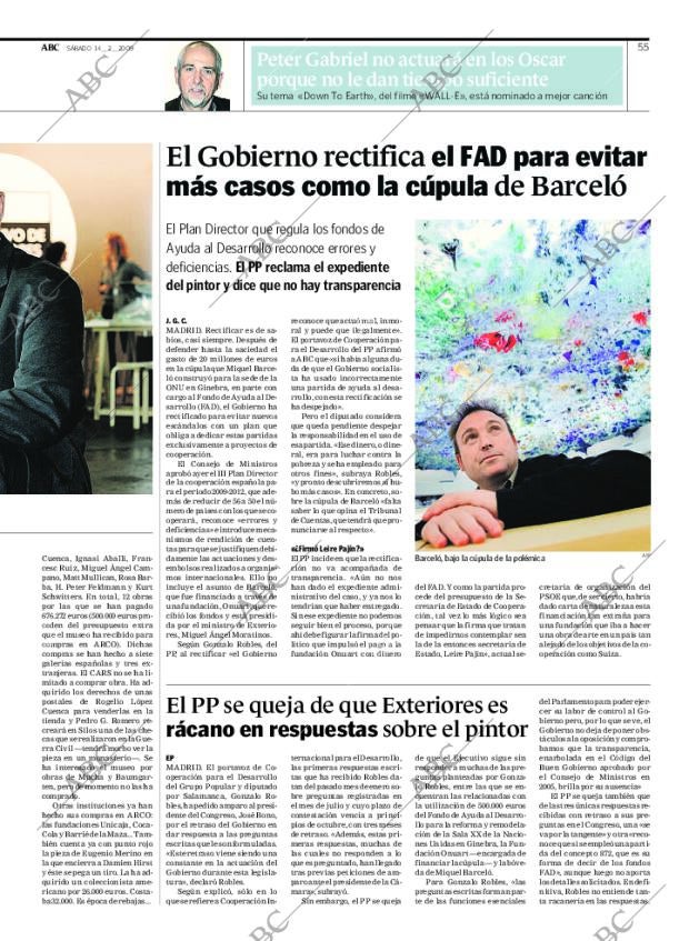 ABC MADRID 14-02-2009 página 55