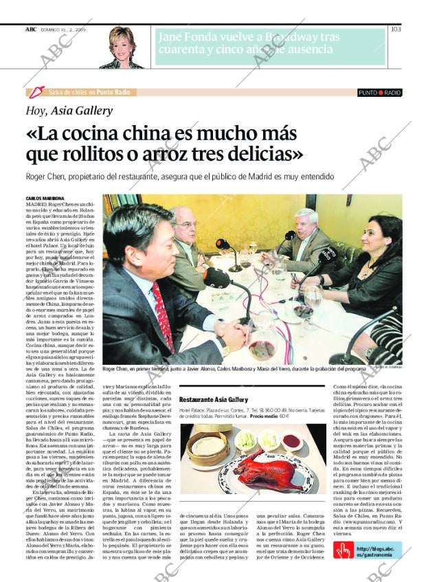 ABC MADRID 15-02-2009 página 103