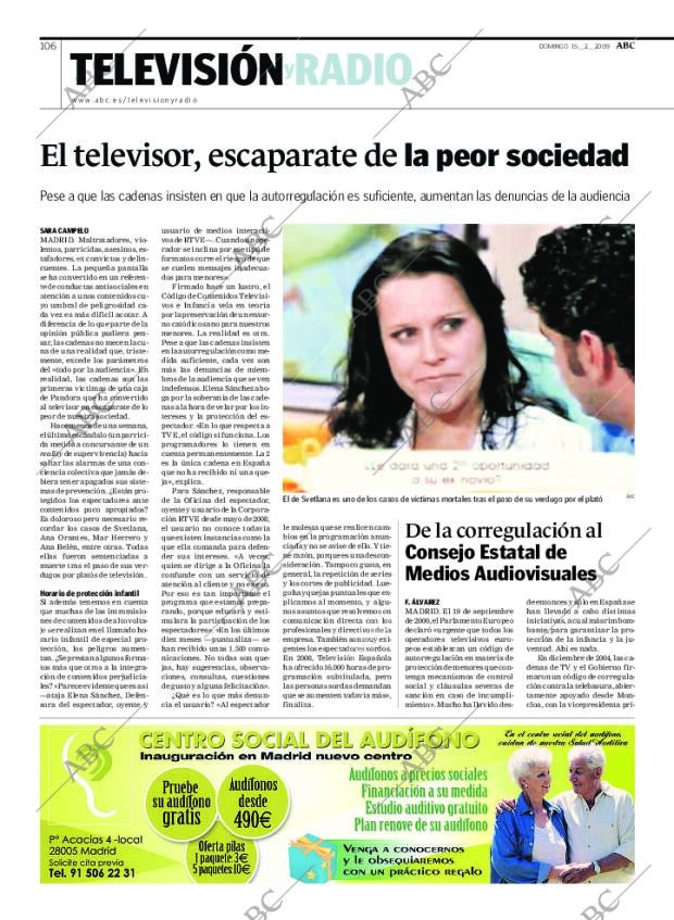 ABC MADRID 15-02-2009 página 106