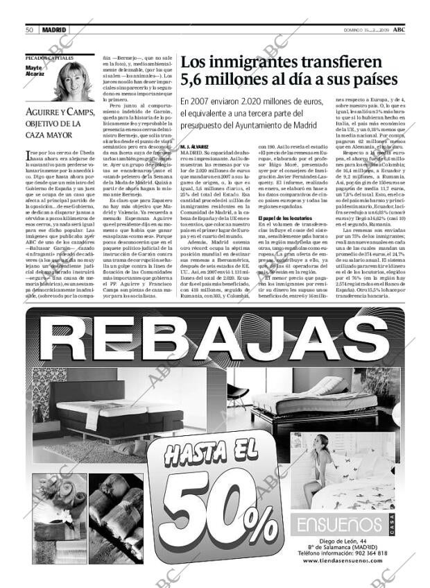 ABC MADRID 15-02-2009 página 50