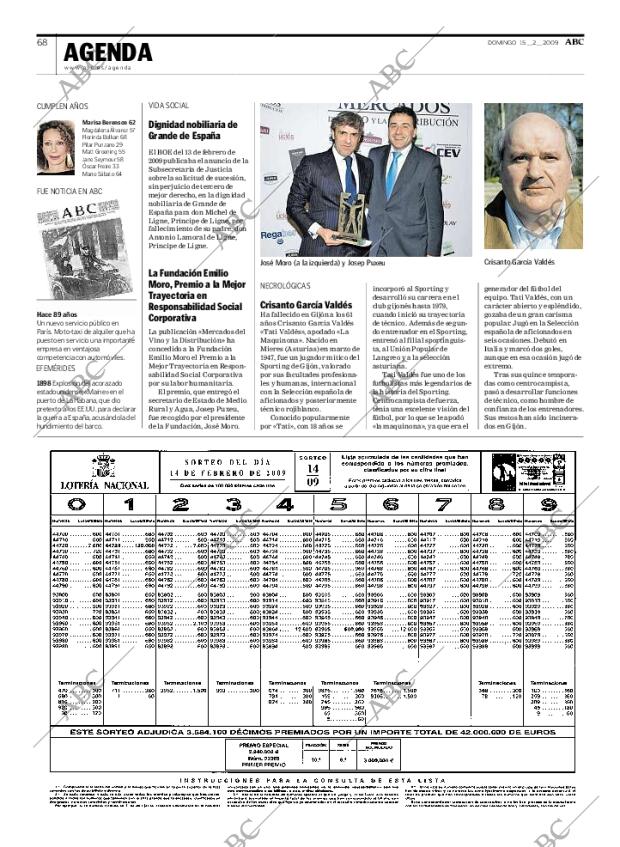 ABC MADRID 15-02-2009 página 68