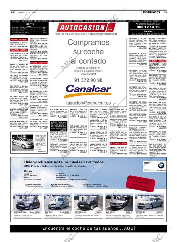 ABC MADRID 15-02-2009 página 89