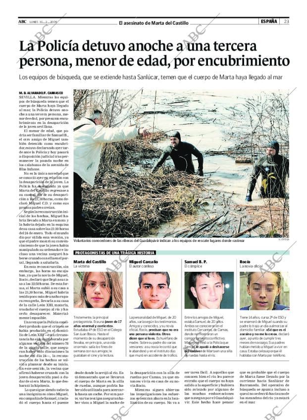 ABC MADRID 16-02-2009 página 23