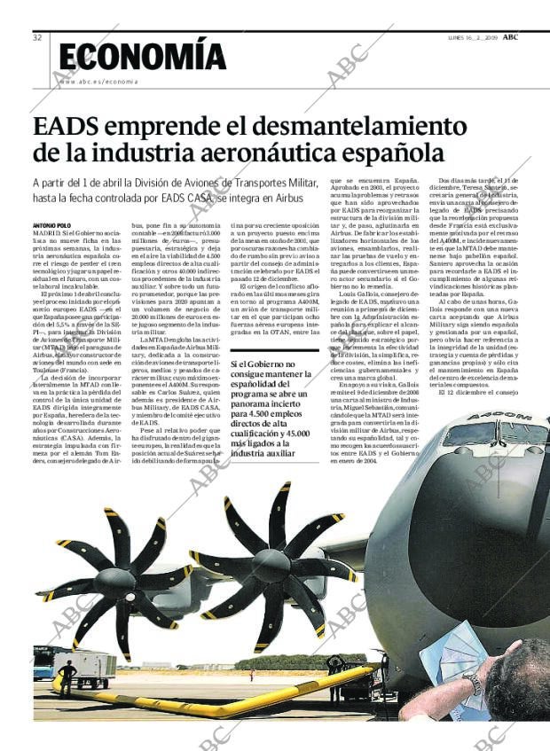 ABC MADRID 16-02-2009 página 32