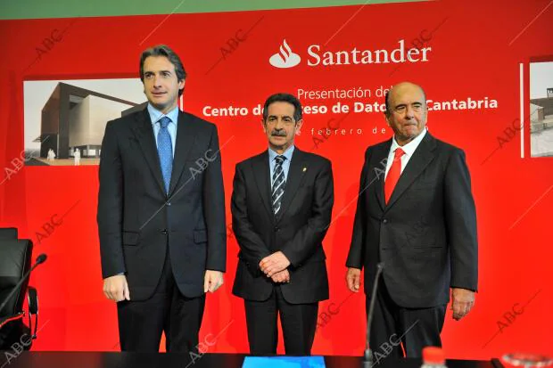 Santander Emilio Botín, Íñigo de la serna y Miguel Ángel Revilla Juan Manuel...