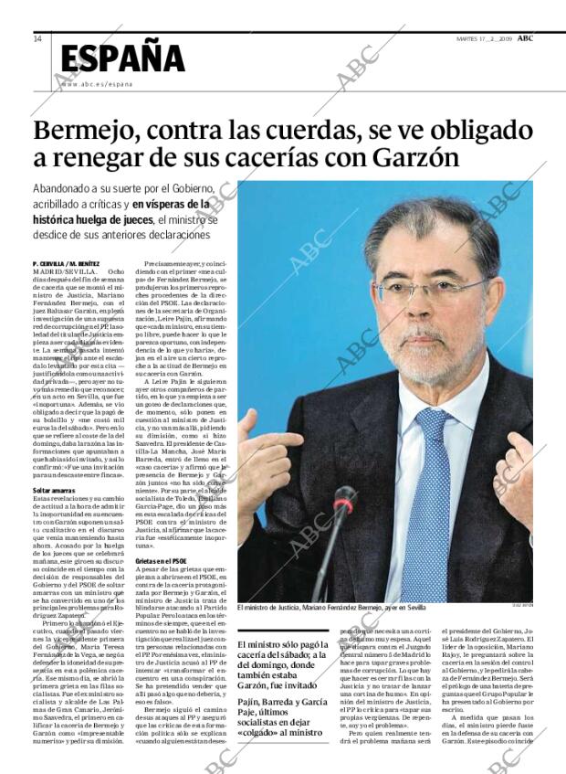 ABC MADRID 17-02-2009 página 14