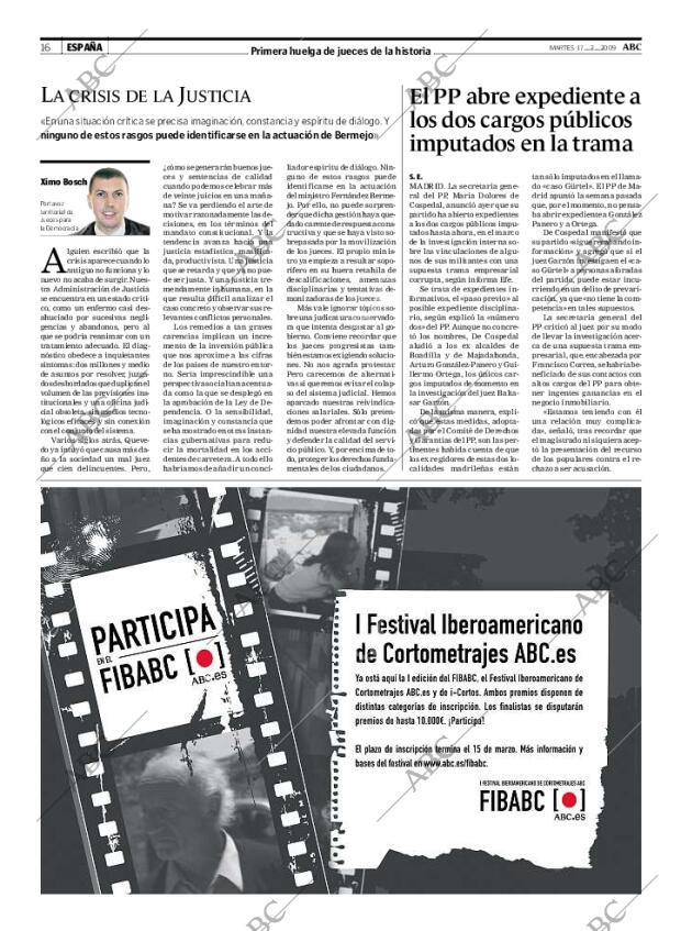ABC MADRID 17-02-2009 página 16