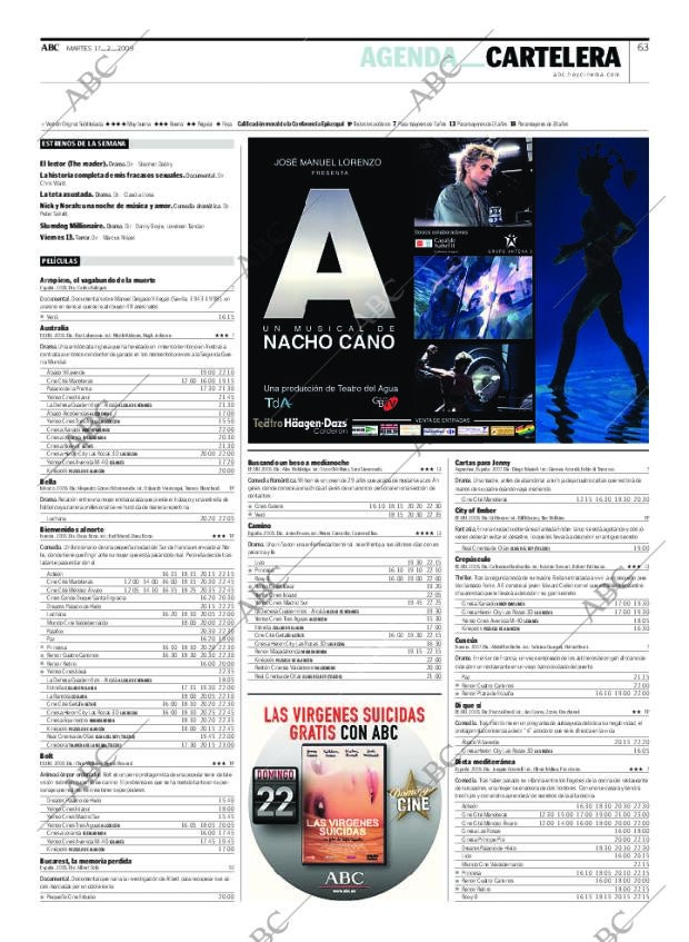 ABC MADRID 17-02-2009 página 63