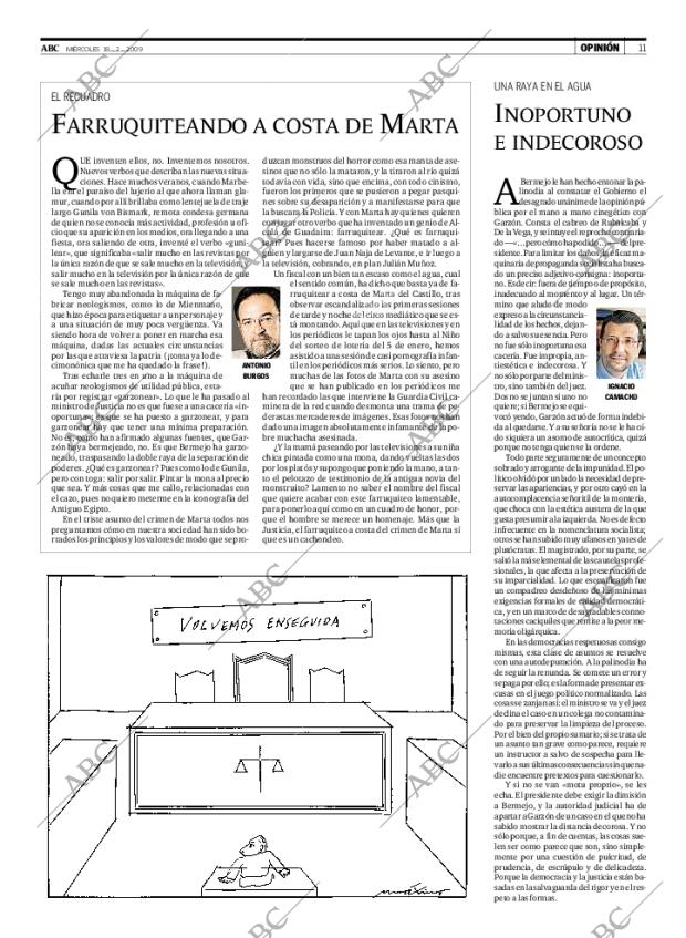 ABC MADRID 18-02-2009 página 11