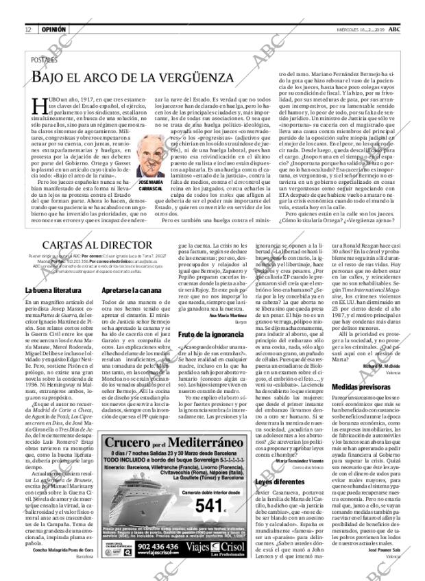 ABC MADRID 18-02-2009 página 12