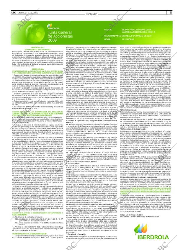 ABC MADRID 18-02-2009 página 13