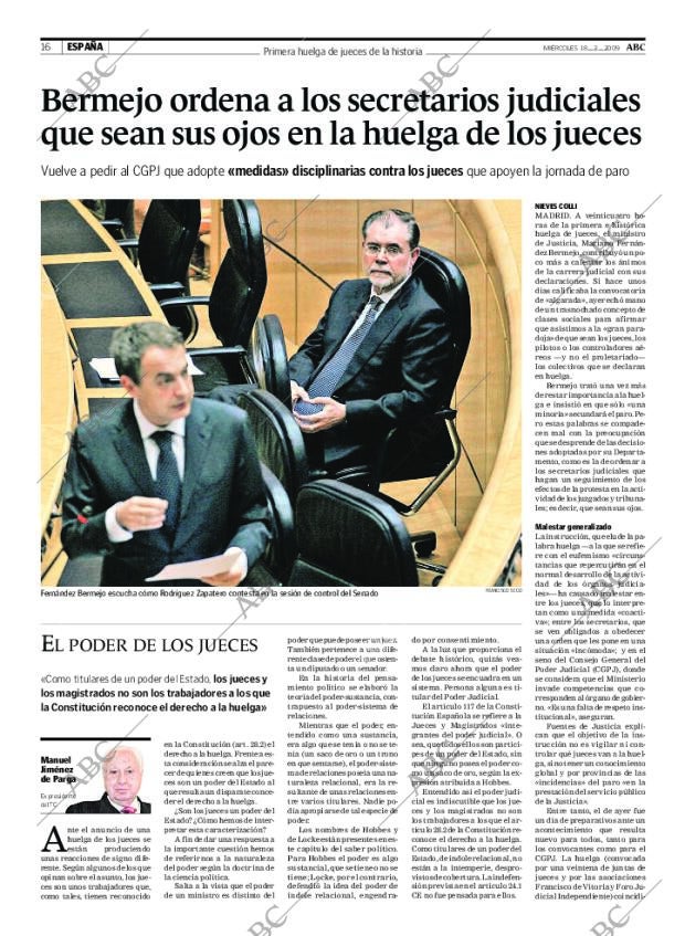 ABC MADRID 18-02-2009 página 16