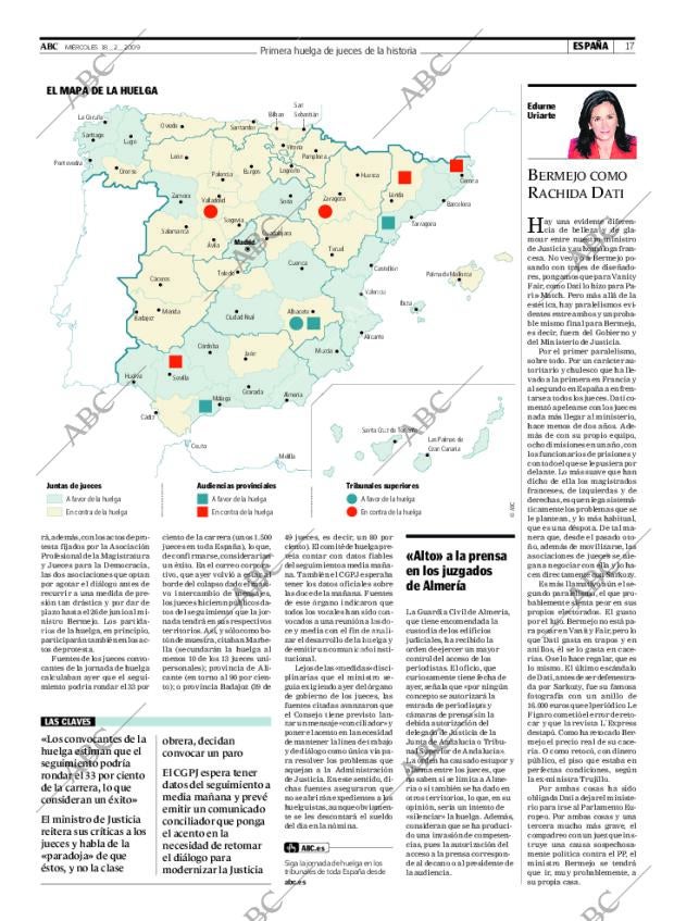 ABC MADRID 18-02-2009 página 17
