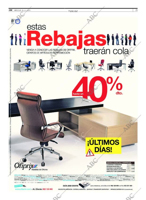 ABC MADRID 18-02-2009 página 21