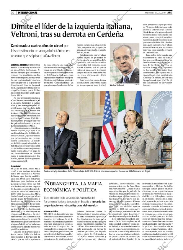 ABC MADRID 18-02-2009 página 30