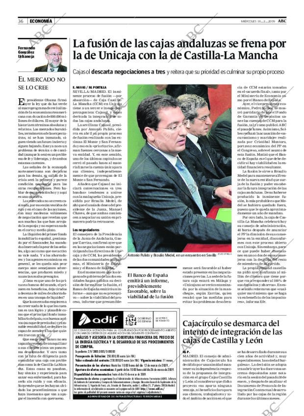 ABC MADRID 18-02-2009 página 36