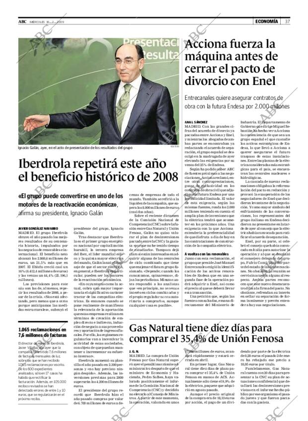 ABC MADRID 18-02-2009 página 37