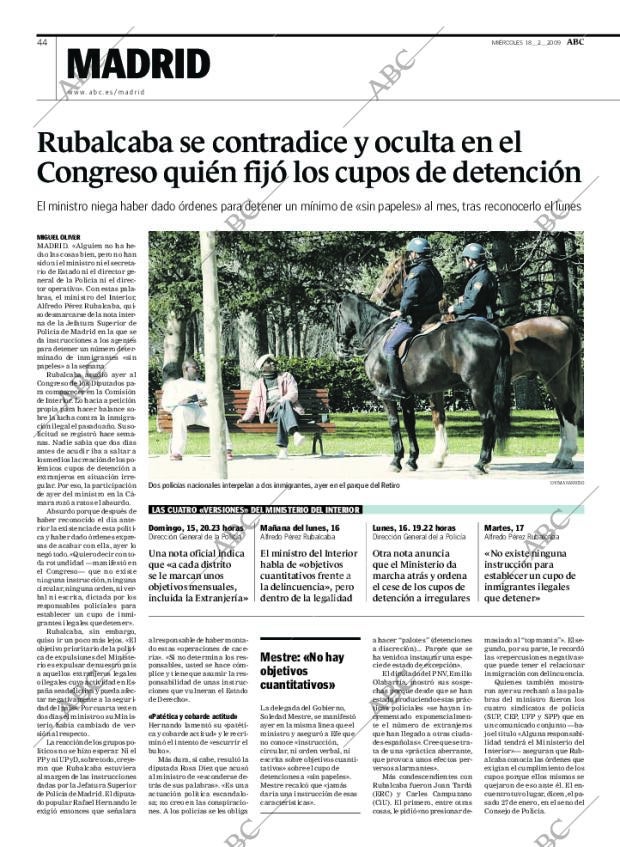 ABC MADRID 18-02-2009 página 44