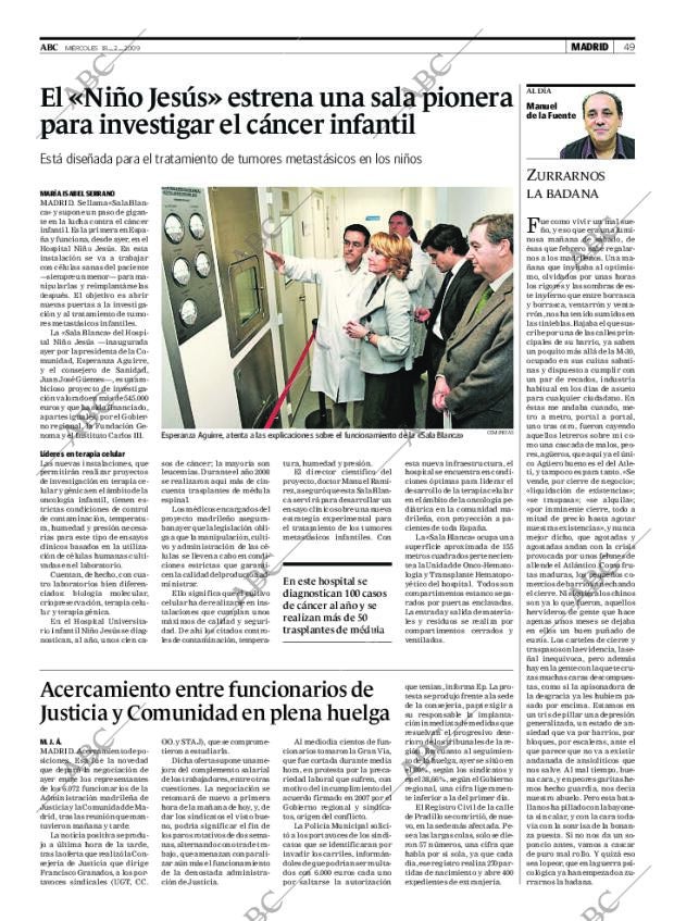 ABC MADRID 18-02-2009 página 49