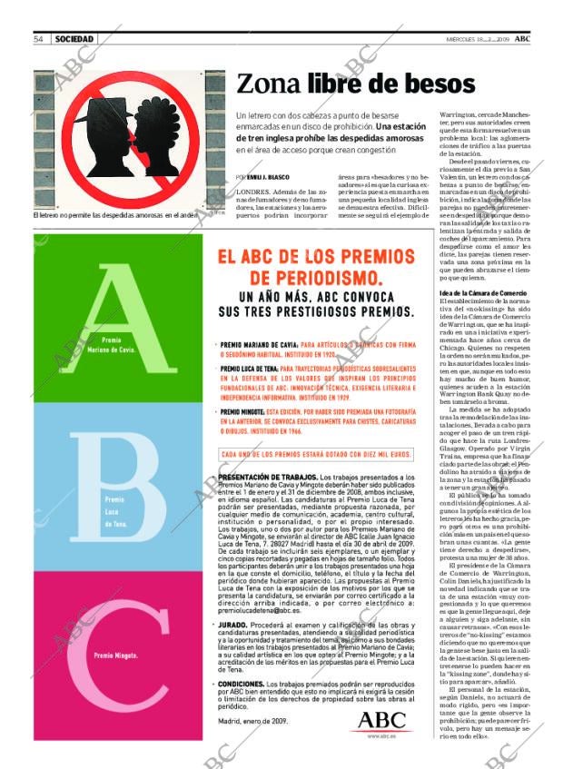 ABC MADRID 18-02-2009 página 54