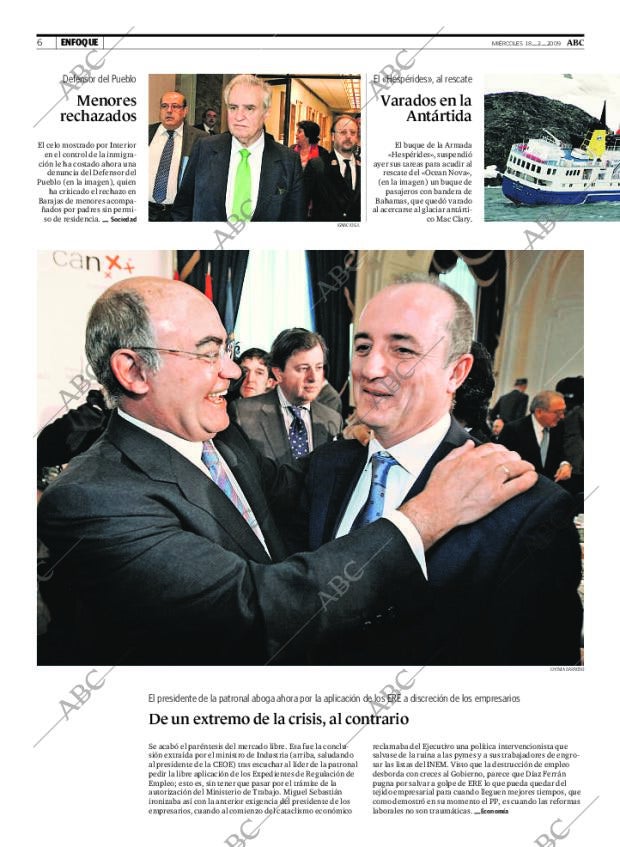 ABC MADRID 18-02-2009 página 6