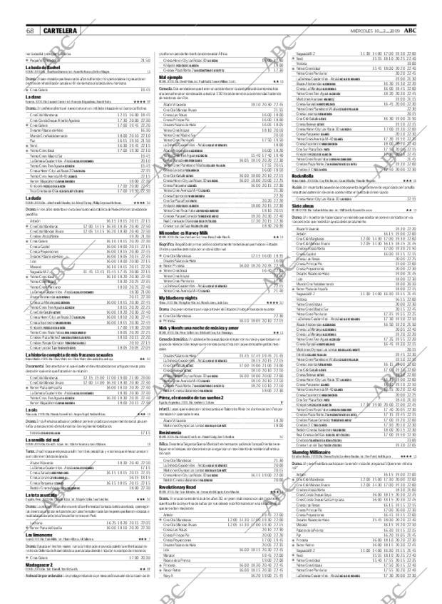 ABC MADRID 18-02-2009 página 68
