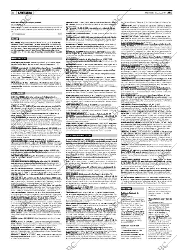 ABC MADRID 18-02-2009 página 70