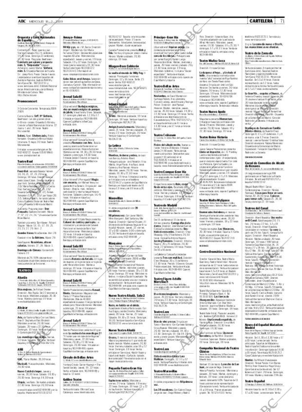 ABC MADRID 18-02-2009 página 71