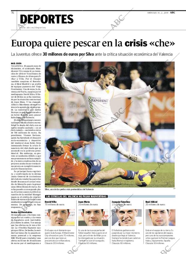 ABC MADRID 18-02-2009 página 76