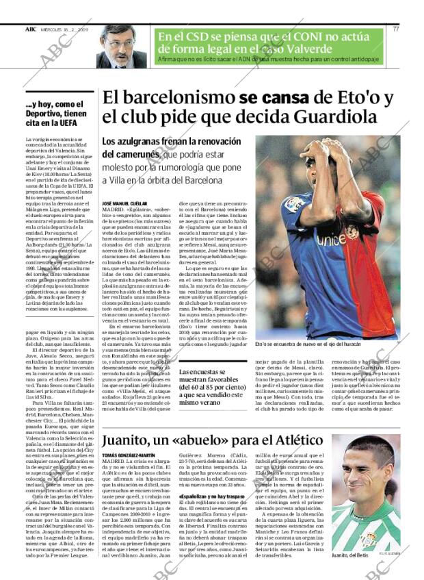 ABC MADRID 18-02-2009 página 77