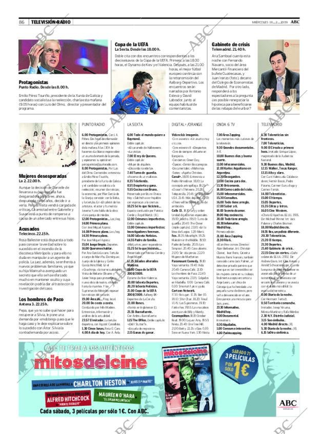 ABC MADRID 18-02-2009 página 86