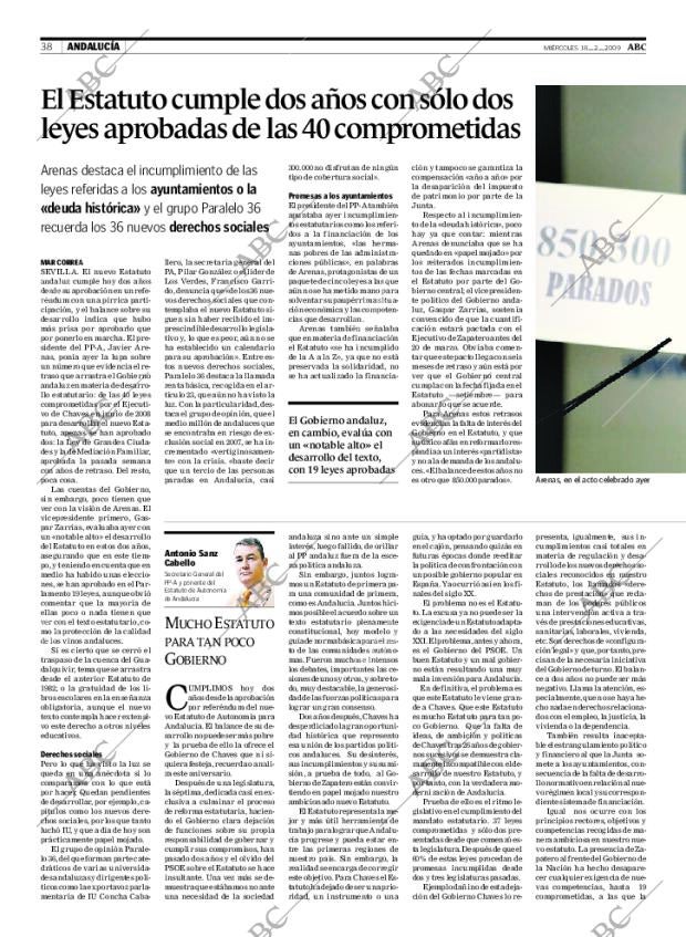 ABC SEVILLA 18-02-2009 página 38