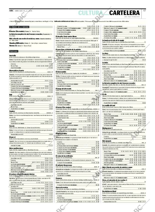 ABC SEVILLA 18-02-2009 página 67