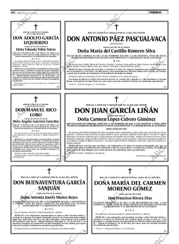 ABC SEVILLA 18-02-2009 página 71