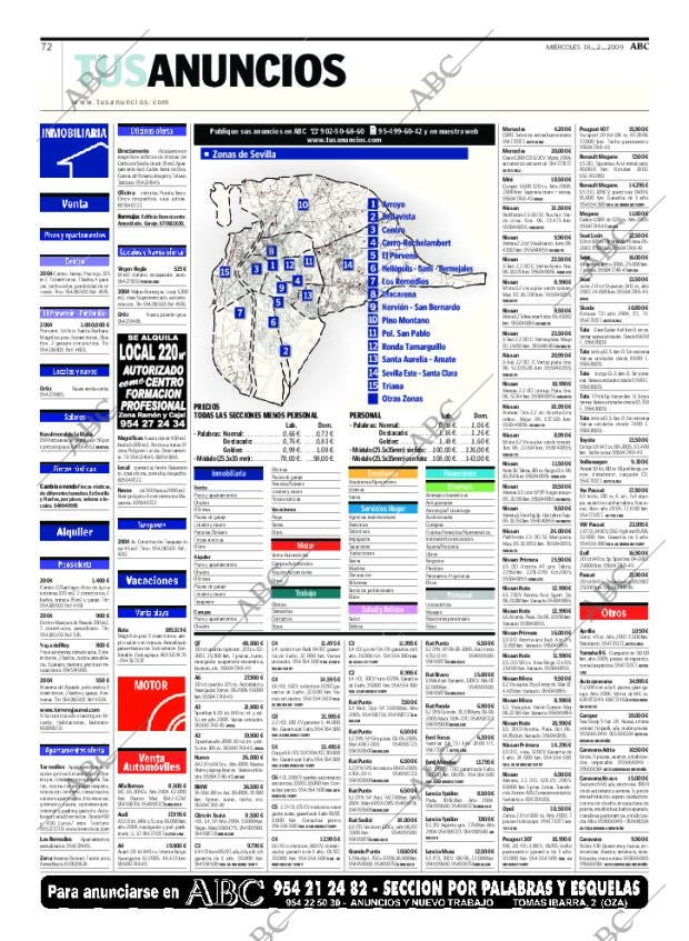 ABC SEVILLA 18-02-2009 página 72