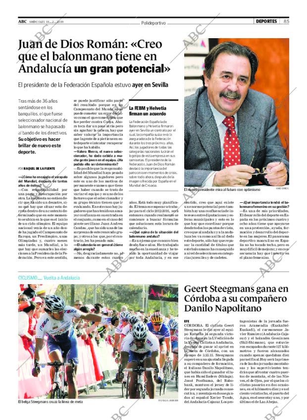 ABC SEVILLA 18-02-2009 página 85