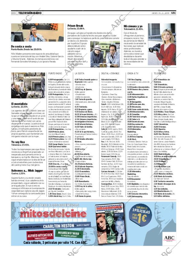 ABC MADRID 19-02-2009 página 100