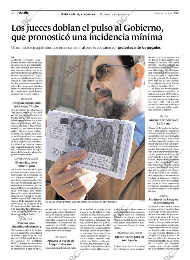 ABC MADRID 19-02-2009 página 16