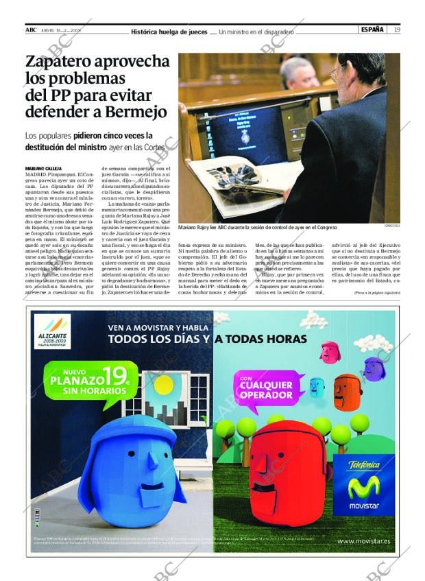 ABC MADRID 19-02-2009 página 19