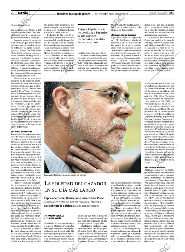 ABC MADRID 19-02-2009 página 20