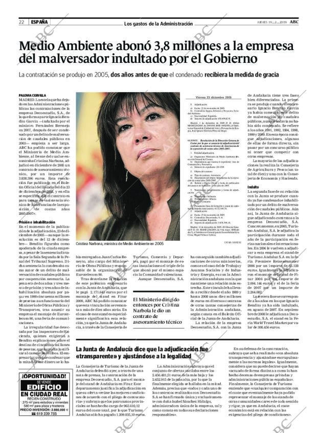 ABC MADRID 19-02-2009 página 22