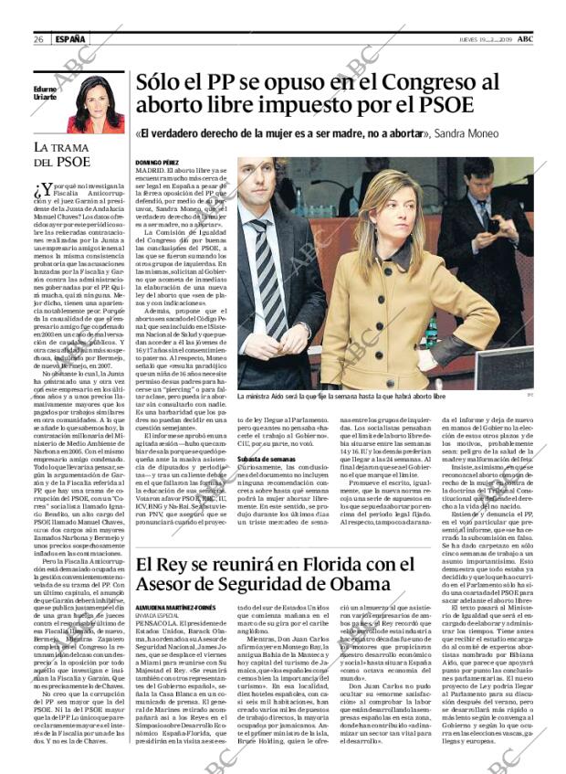 ABC MADRID 19-02-2009 página 26