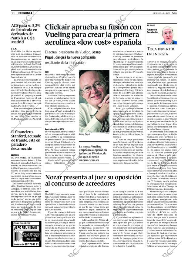 ABC MADRID 19-02-2009 página 38