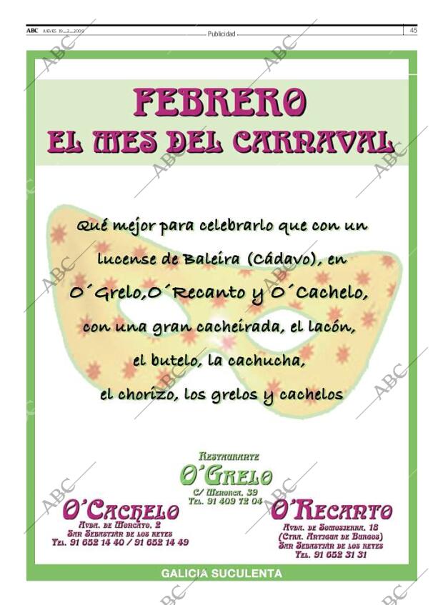 ABC MADRID 19-02-2009 página 45