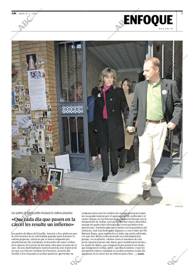 ABC MADRID 19-02-2009 página 5
